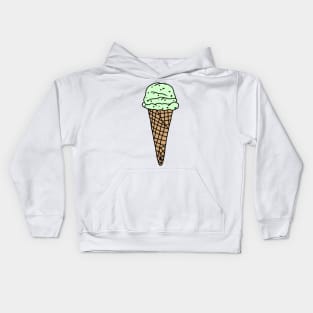 mint chocolate chip, thrifty’s ice cream Kids Hoodie